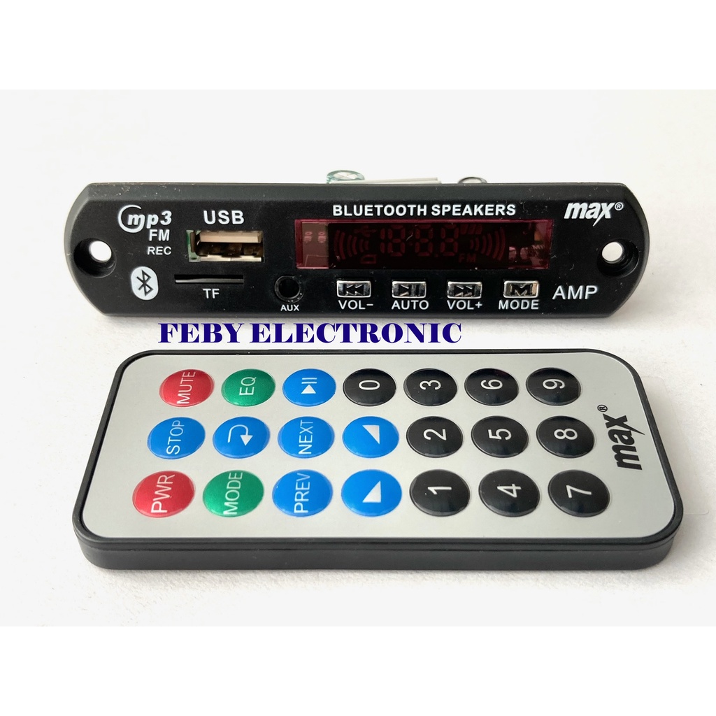 Kit modul MP3 + POWER + Bluetooth USB AUX Radio FM Remot