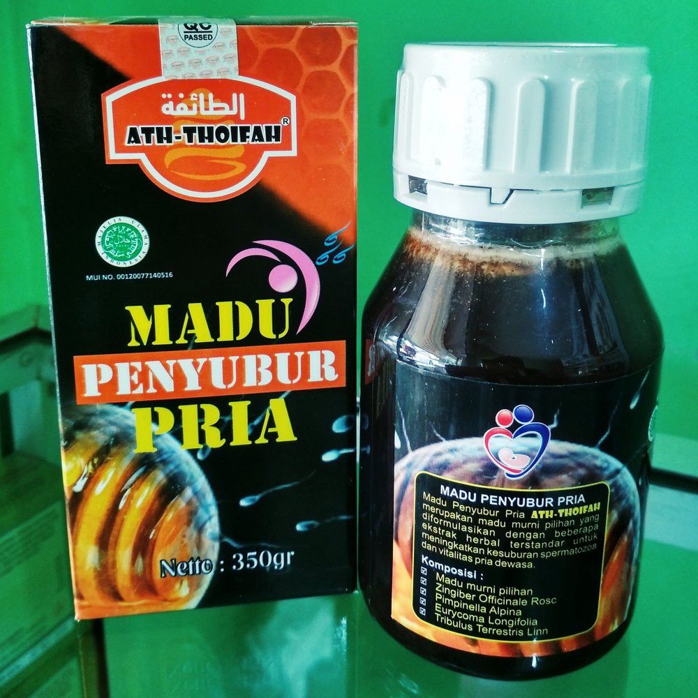 Madu penyubur pria Ath Thoifah isi 350 gram original promil