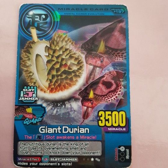Animal Kaiser Miracle Card Giant Durian (kartu)