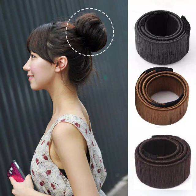 D914 D643 HAIRBUN MAGIC MAGIC BUN HAIRBUN DONUT HAIR BUN HAIR DONUT CEPOL SANGGUL Donat rambut