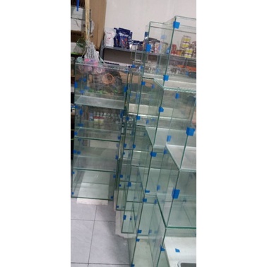 Aquarium kaca 50x30x30 Akuarium Bandung full kaca baru100%