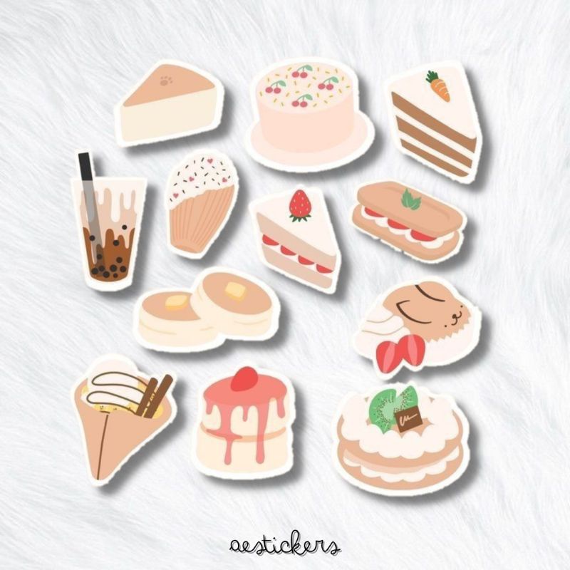

STICKER DESSERT SERIES BY AESTICKERS