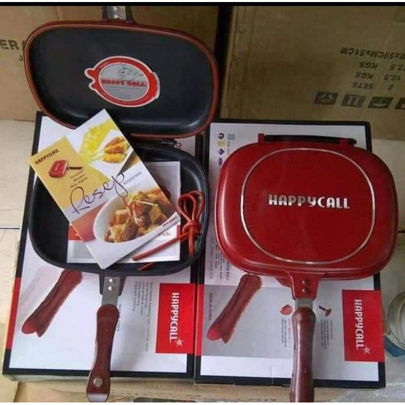  Happy  call  double pan jumbo 32cm Shopee Indonesia