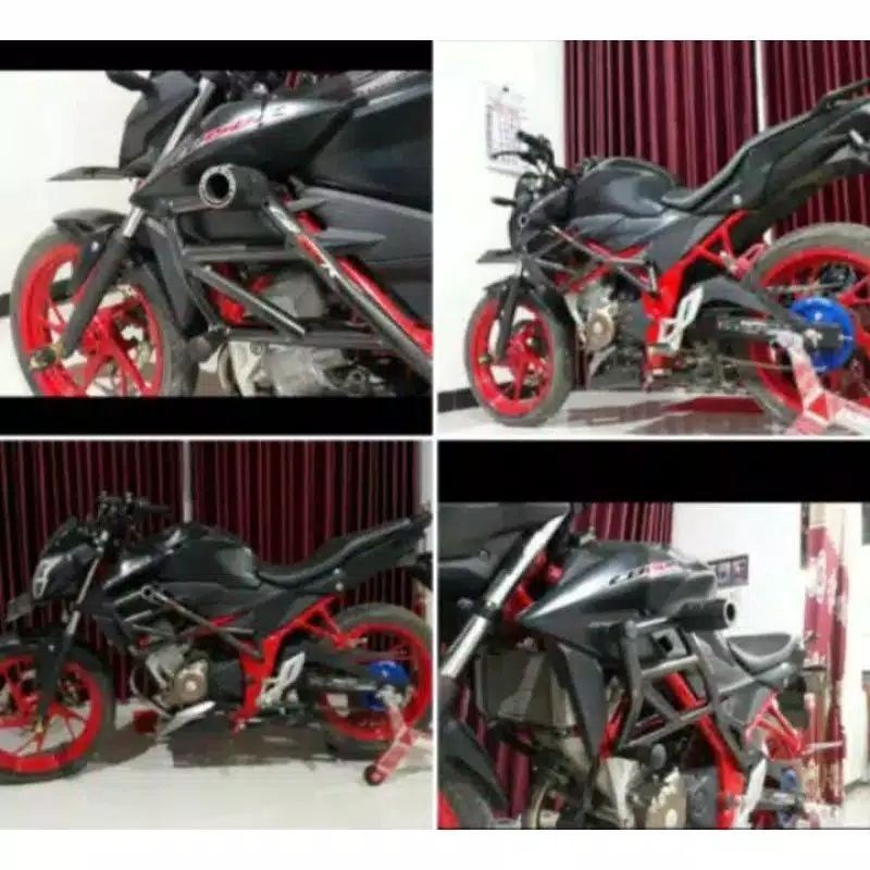 Tubular CB150R New dan CB150R Old plus jalu slider agna, Crashbar CB150R
