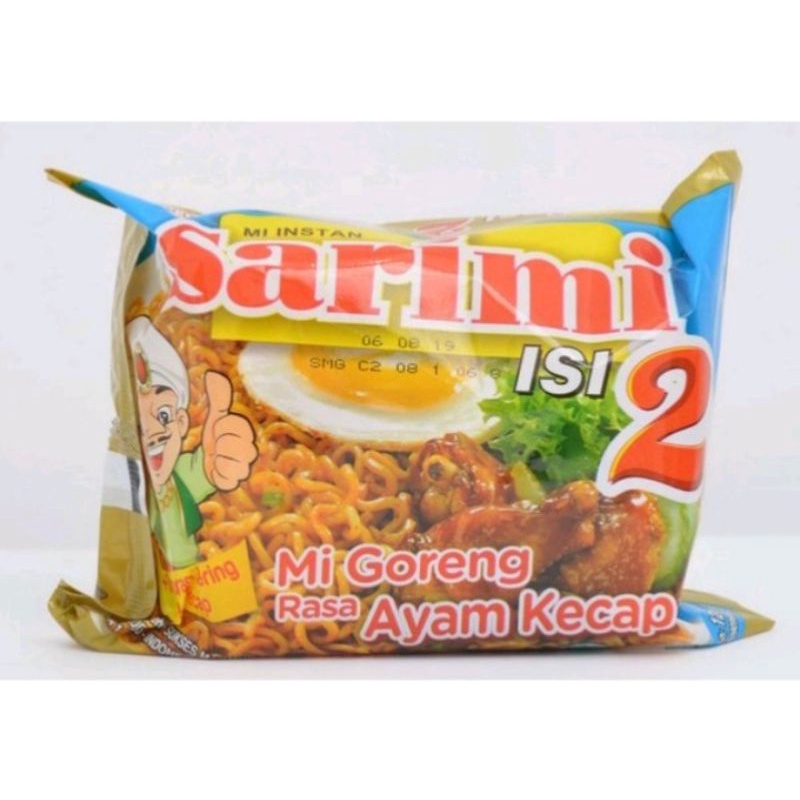 

Sarimi Duo Goreng Rasa Ayam Kecap 125gr - mie instan isi 2