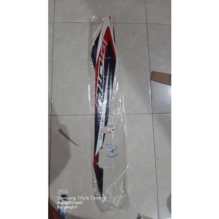 STIKER STRIPING LES BODY MOTOR MIO GT 2014 2015 HITAM BAHAN ORIGINAL ORI