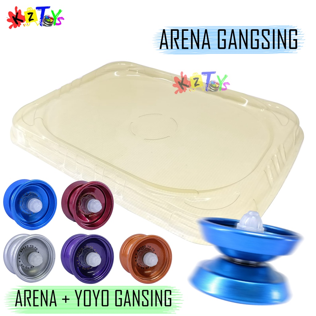 MAINAN YOYO 3 BEARING GASING PETARUNG YOYO BISA JADI GANGSING SET ARENA