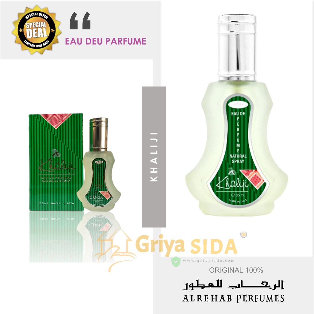 Parfum al rehab alrehab khaliji 35ml original minyak wangi alrehab spray PROMO!