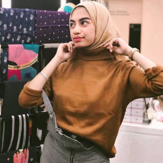 Raissa Turtleneck Sweater Rajut Wanita / Sweater Premium / Sweater Knit