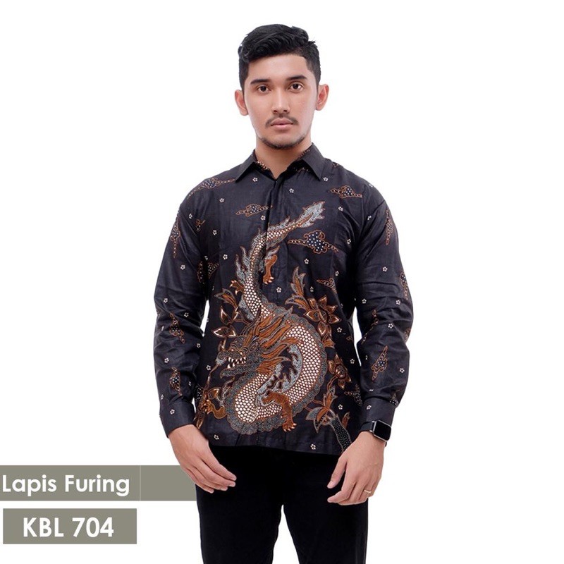 Pripoen Batik Kbp284 - Kemeja Batik Pria Lengan Panjang Klasik