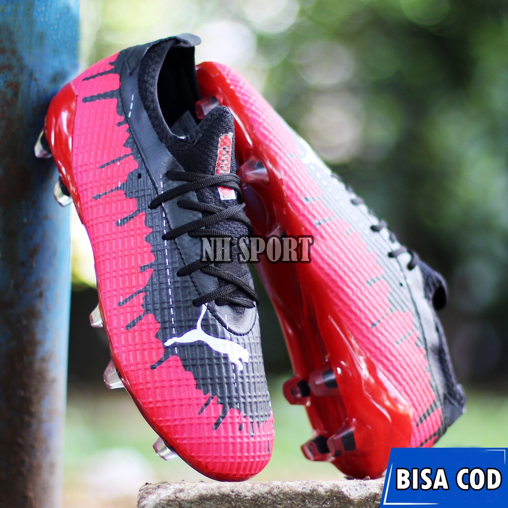 SEPATU BOLA PUMA FUTURE ULTRA LUMINOS BLACK BLUE PALING MURAH TERBARU 2021