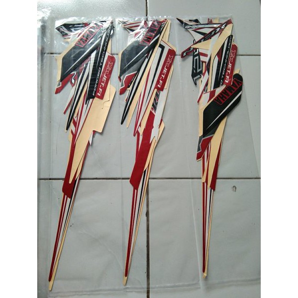 striping polet stiker xeon rc merah