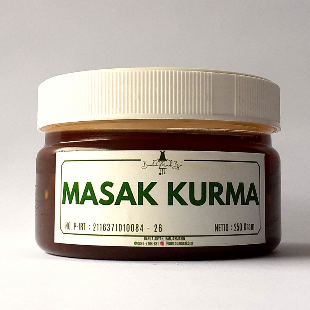 

Bumbu Masak Kurma Kemasan toples 250gr