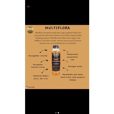 

madu multiflora 350g