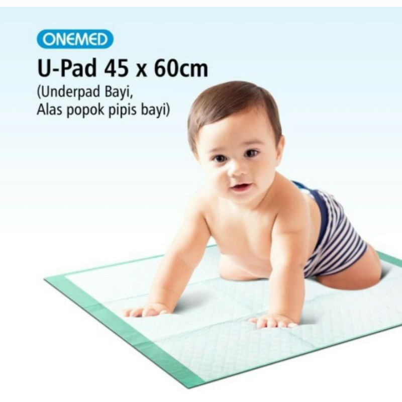 UnderPad Upad / perlak alas popok 45x60cm OneMed pak isi 10