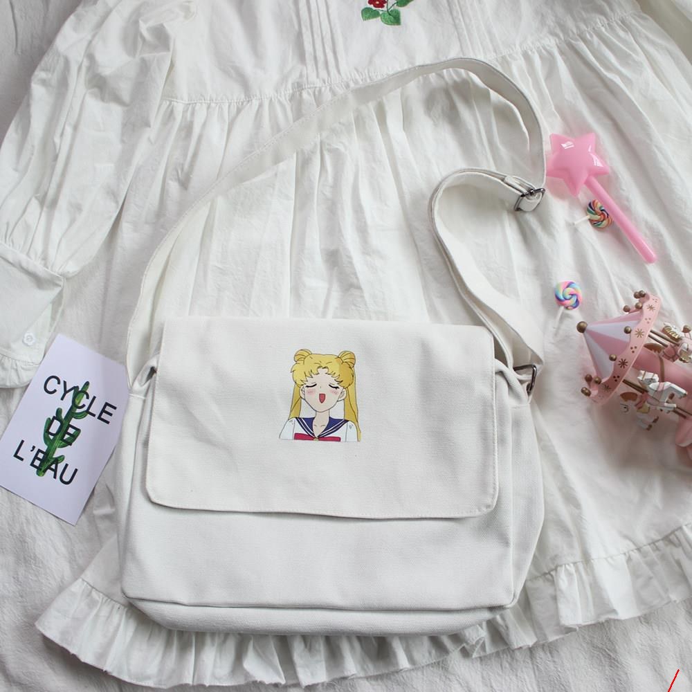 Tas Ransel Mode Jepang Dan Kartun Korea Harajuku Gaya Messenger