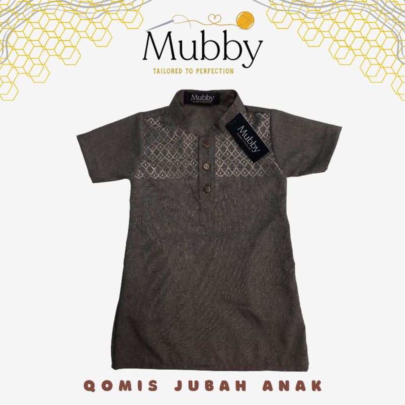 Mubby - Jubba Jubah Arab Gamis Anak Laki-Laki | Coklat