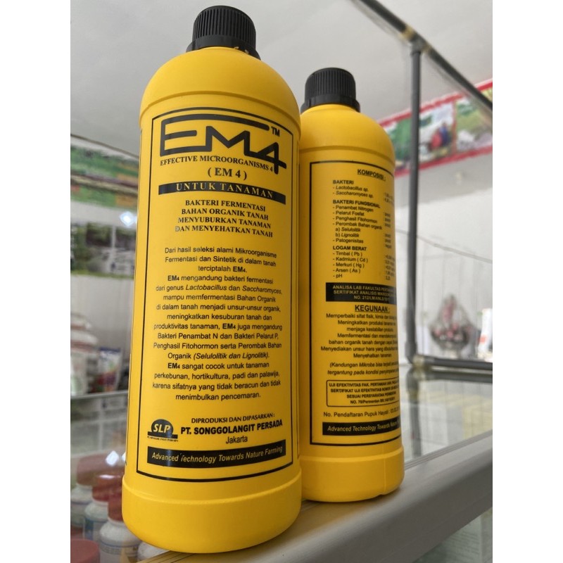 EM4 Pertanian 1 Liter Pupuk Organik Cair Bakteri EM4 Pertanian 1 Liter Pupuk Organik Cair Bakteri