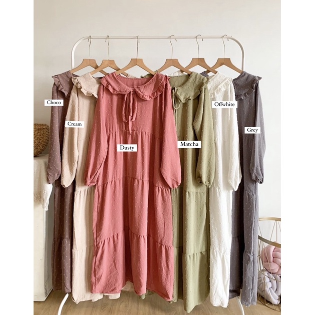 MIDI DRESS CRINKLE URAGIRI - ZAYRA MIDI DRESS