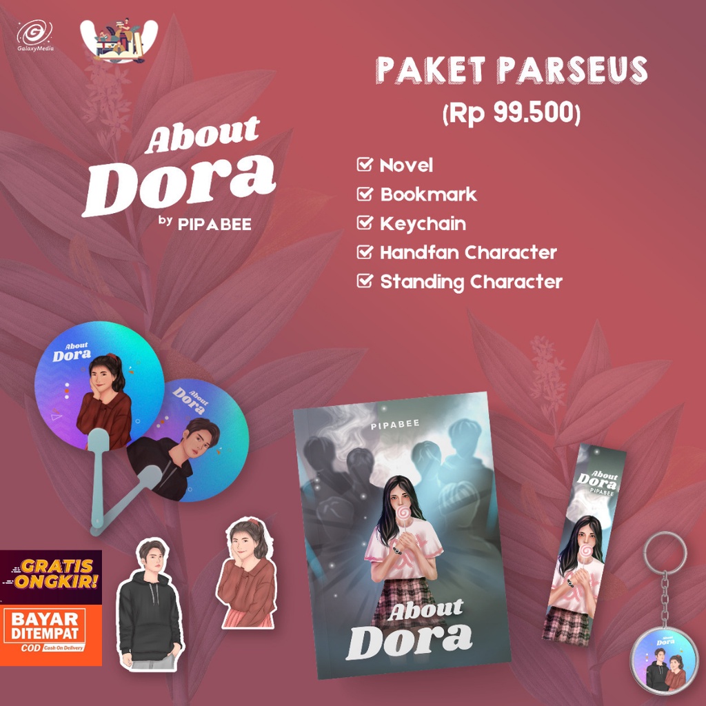 Preorder Novel About Dora Penulis : Pipabee-PAKET PARSEUS