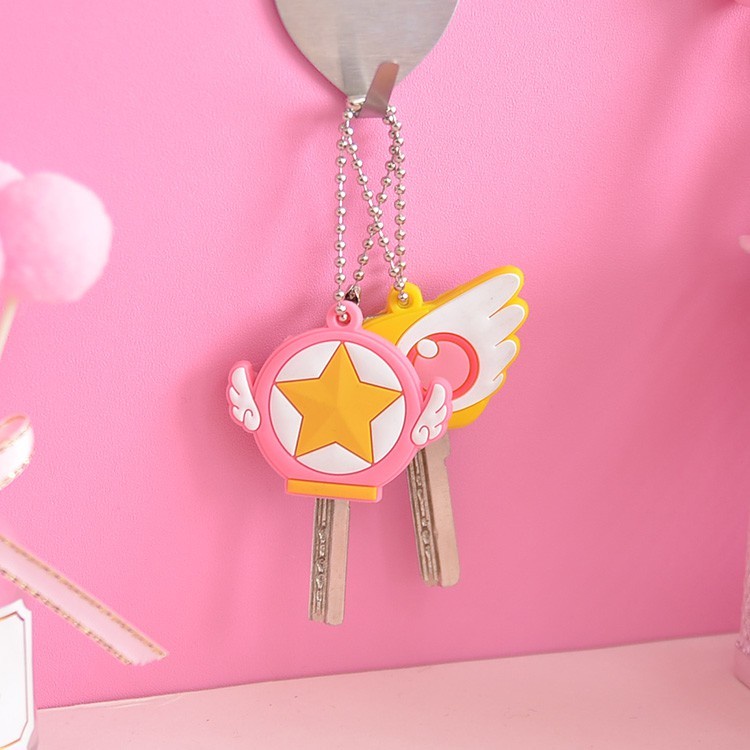 KCCS cardcaptor sakura clow card key cover bungkus kunci keychain gantungan kunci