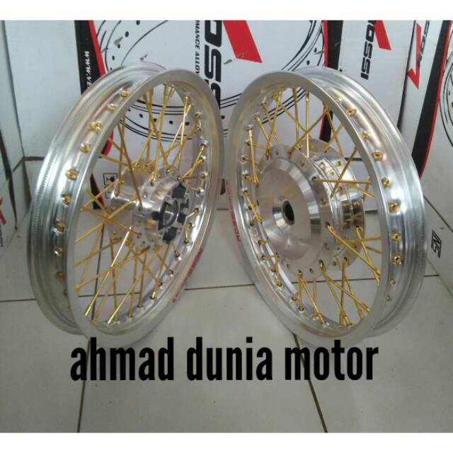Velg jari jari honda scoopy ring 14 siap pakai.