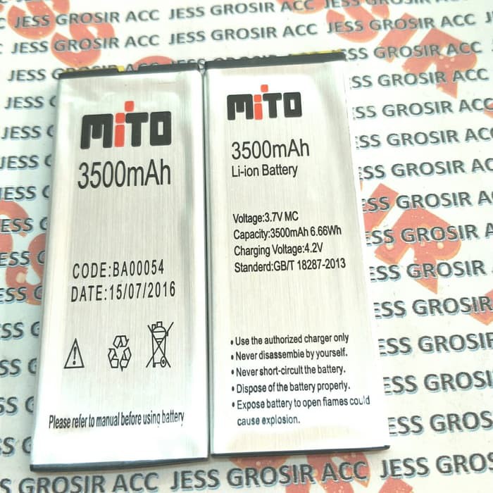 Baterai Battery Original Double Power MITO A77 Fantasy Selfy BA-00054