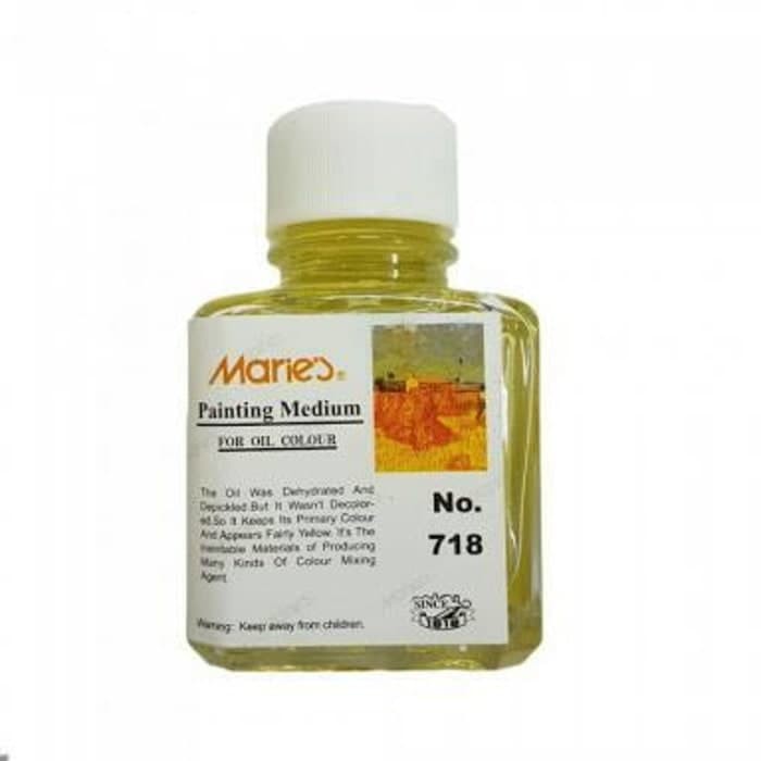 Maries Oil Painting Medium Pengencer Cat  Minyak  Shopee 