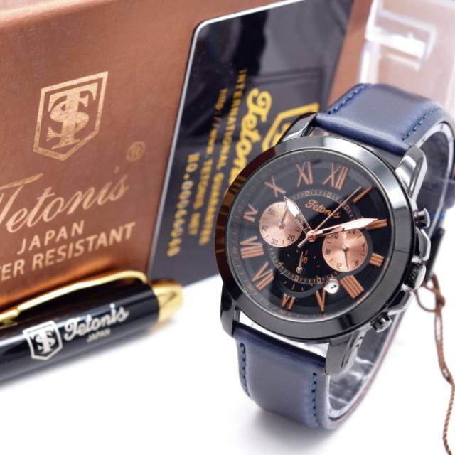 Jam Tangan Pria Tetonis Original Chrono Aktif Garansi Resmi 1 Tahun