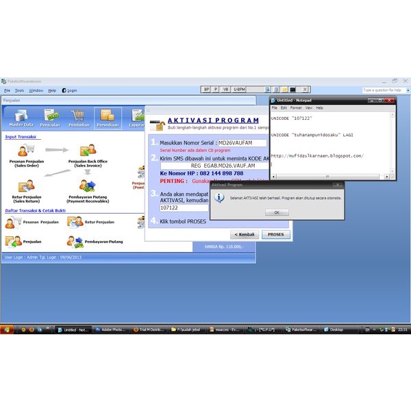 Software aplikasi toko gudang inventory M-DISTRIBUSI