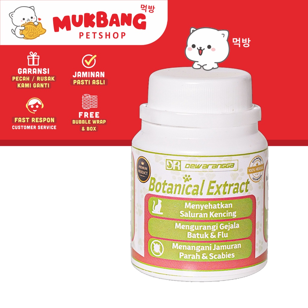 Dewarangga Ultima Balanced Vitamin Kucing Pelebat Bulu Anti Jamur Anti Rontok Magic White Herb Flu Ringan