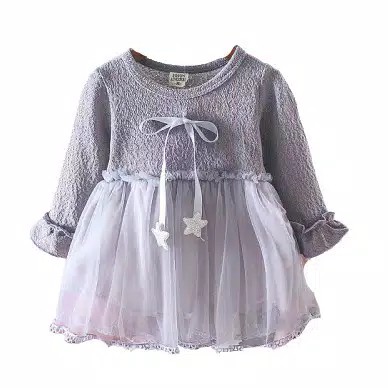 gos  CC4 DRESS IMPORT SKY MOON JD052 EBV Baju Dress Anak Perempuan Import