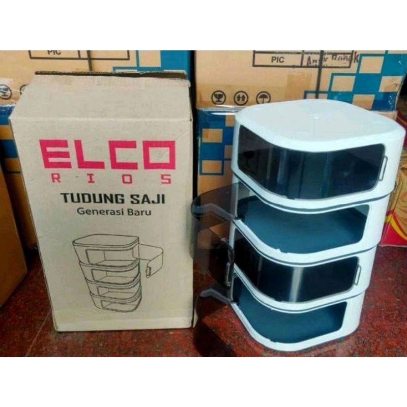 Tudung saji 4 Susun Elco Food storage