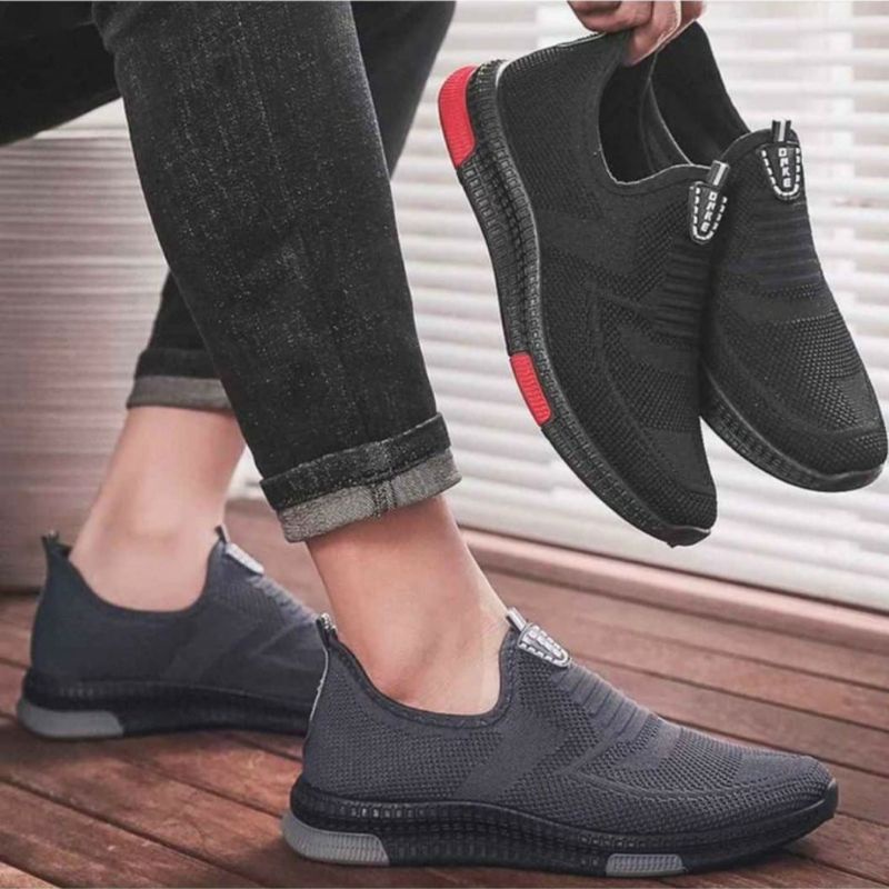 sepatu pria slip on sneaker pria onke sport