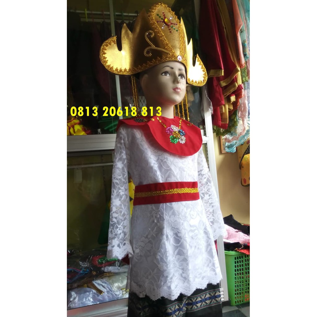 KUY ORDER Lampung PAUD-TK | Baju Adat Karnaval Kostum Tari Anak Wanita Tradisi ORI