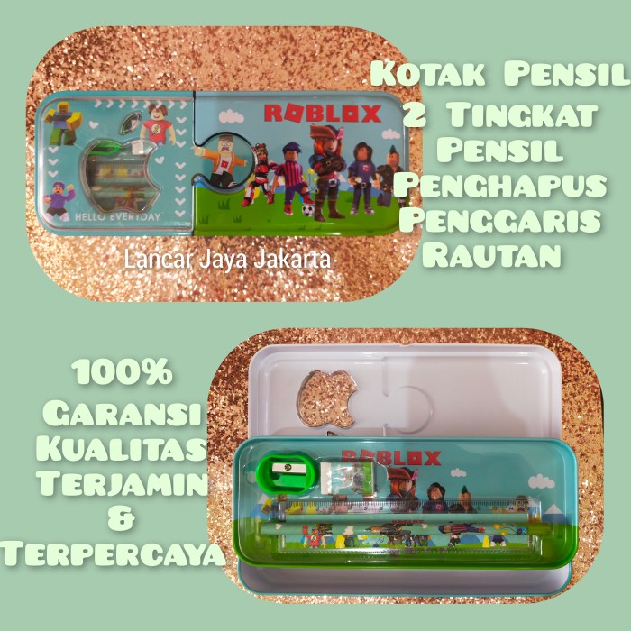 

Lucu Tempat Kotak Pensil Stationery Setalat Tulis Anak Lengkap Roblox Murah Promo