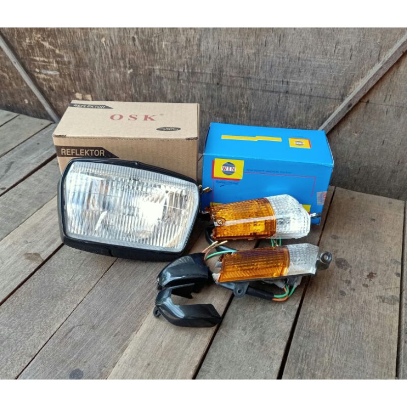 lampu depan set sein astrea prima headlamp depan set sen astrea prima reflektor depan set sen astrea