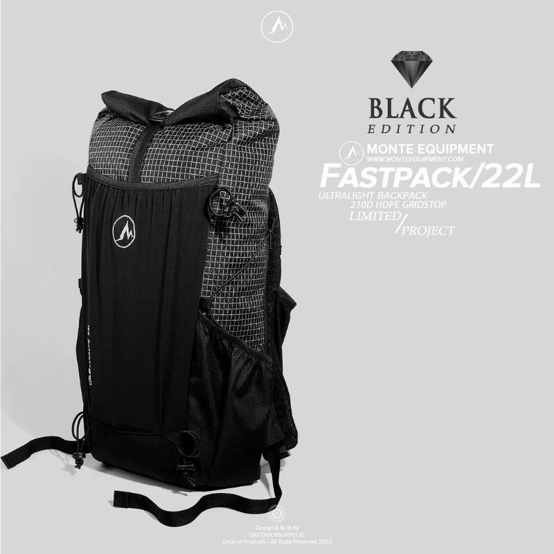 TAS ULTRALIGH MONTE 22L FASPACK - TAS UL - TAS GUNUNG UL MONTE - TAS ULTRALIGHT 22L FASPACK 22L