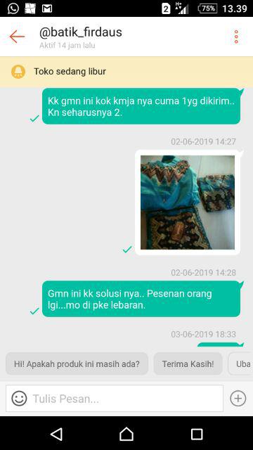 Batik Couple Kebaya Ayunda Zavira Longblus Modern Tanah Abang Setelan Wanita Seragaman Murah Pesta