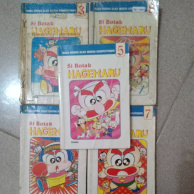 Jual PRELOVED 5 BUKU KOMIK MANGA JEPANG LANGKA SI BOTAK HAGEMARU ...