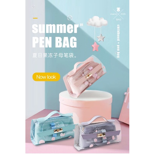 

Tempat Pensil Fashion Multifungsi / Summer Pen Bag
