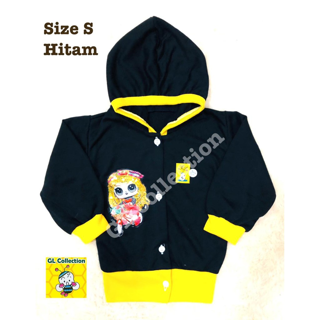 OBRAL! JAKET ANAK SIZE S M L 6BULAN-3TAHUN LAMPU LED LOL