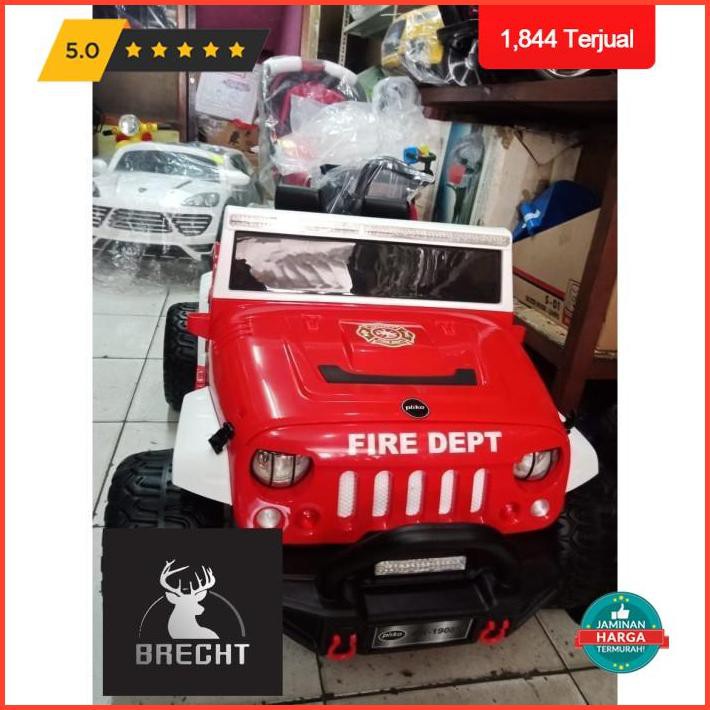 BIG SALE    Mainan Anak Premium Mobil Aki Anak Pliko Jeep Rubicon Pk 1908N 6.6