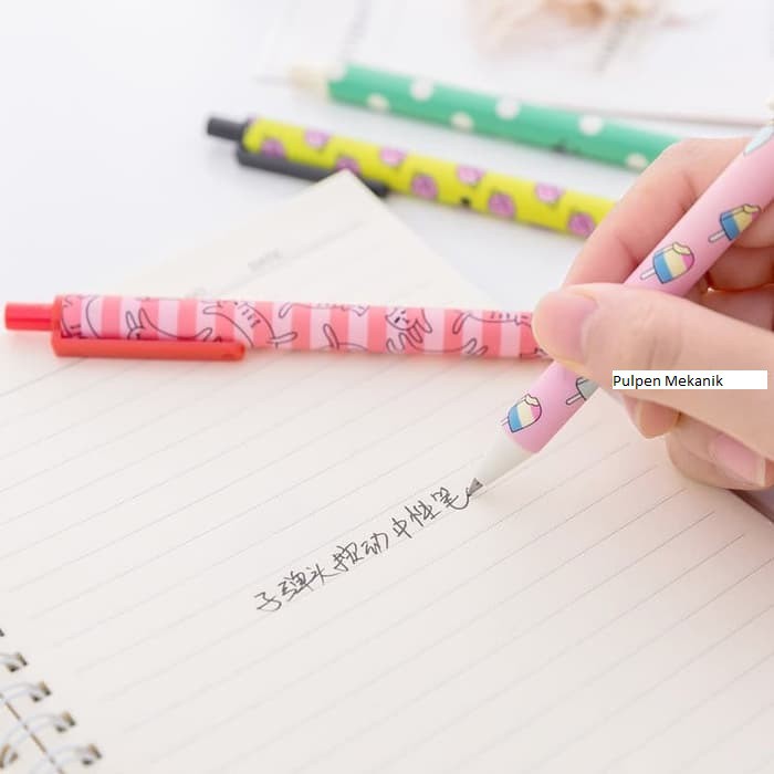 

LP40 Ballpoint Karakter Unik Lucu Imut Pulpen Mekanik Alat Tulis Pen Pena Bolpoin