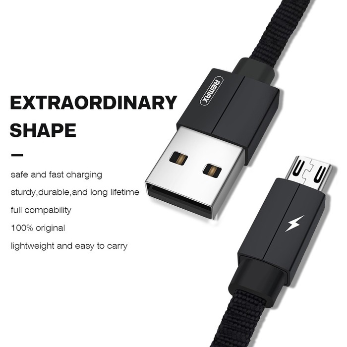 [2M] REMAX TYPE-C USB Kabel Data Kerolla RC-094A Fast Charging Cable