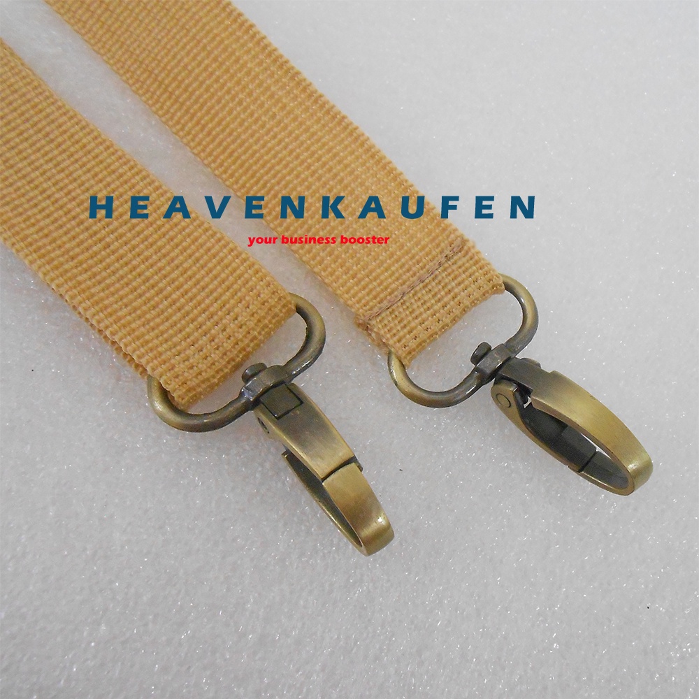 Strap Tas Tali Selempang Tas Lebar 2,5 cm Warna Cream Kait ATG Bakar