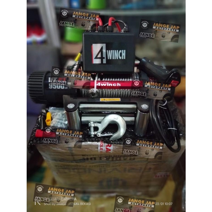 Tali Derek 4 Winch 4Winch 9500 Lbs Setara 4.5 Ton V1 F1