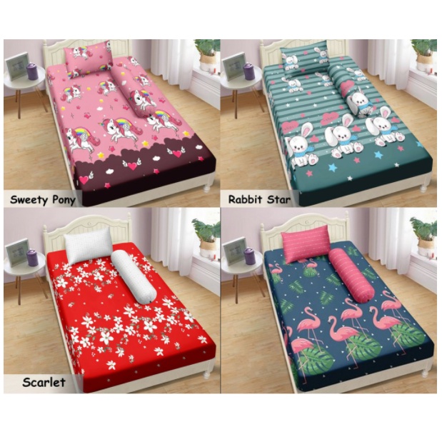 Sprei LADY ROSE Murah Ukuran 100x200 No 4 Single Karakter Anak Grosir