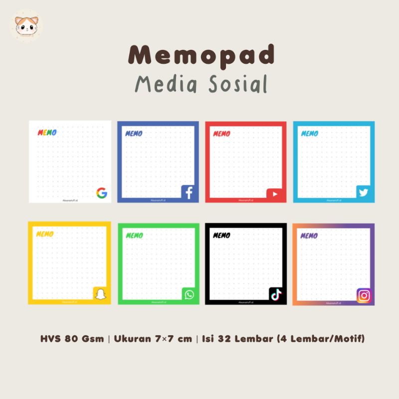 

MEMOPAD SOCIAL MEDIA EDITION
