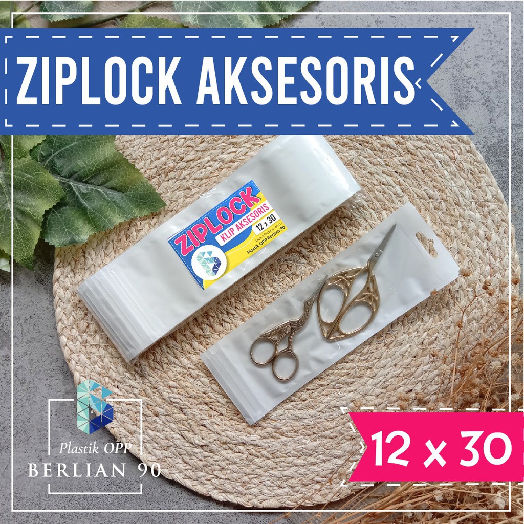 Plastik Ziplock 6 x 22 cm Plastik Aksessories Termurah / Plastik Klip Ziplock Aksesoris Tebal